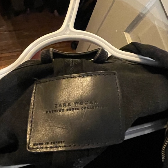 Black Denim Jacket with Metal Fasteners - Picture 6 of 6